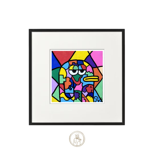 Pepijn van Gelder - Party Pinguin - Framed Artwork