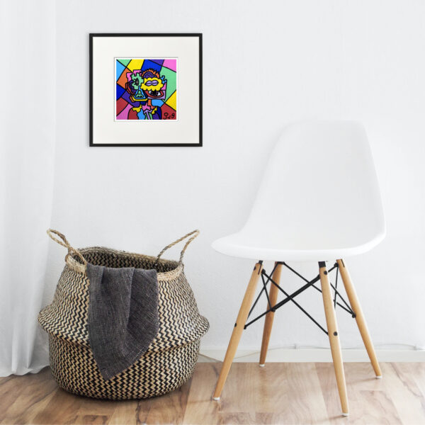 Pepijn van Gelder - Razor Sharp - Interior 2 - Framed Artwork Razor Sharp