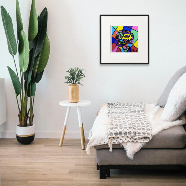 Pepijn van Gelder - Razor Sharp - Interior 5 - Framed Artwork Razor Sharp