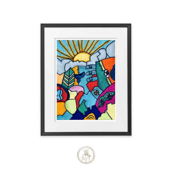 Pepijn van Gelder - Sunrise - Framed Artwork Sunrise