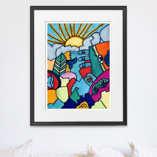 Pepijn van Gelder - Sunrise - Interior 3 - Framed Artwork Sunrise