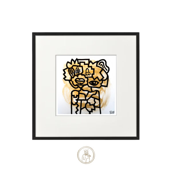 Pepijn van Gelder - Golden Harmony - Framed Artwork