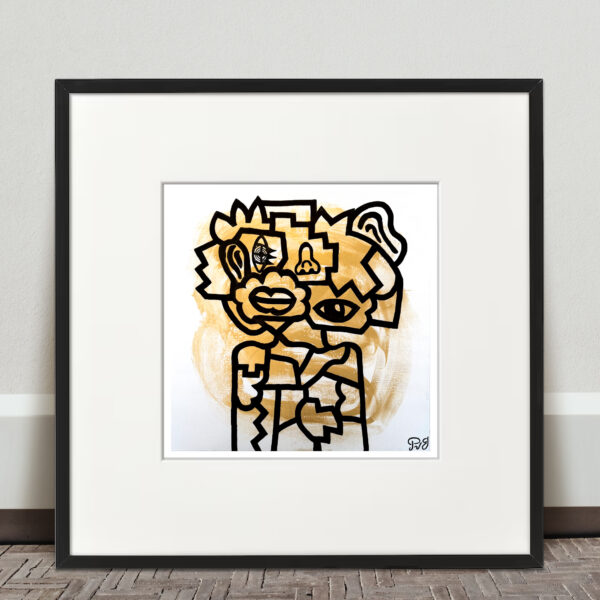 Pepijn van Gelder - Golden Harmony - Interior 1 - Framed Artwork