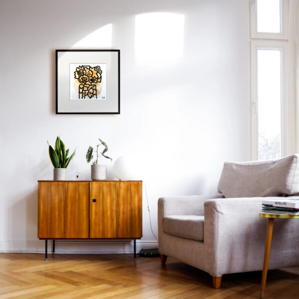 Pepijn van Gelder - Golden Harmony - Interior 4 - Framed Artwork