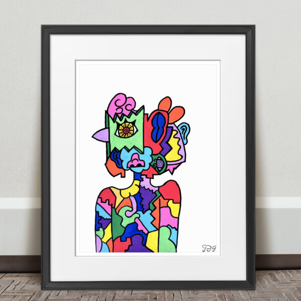 Pepijn van Gelder - Happy Face - Interior 1 - Framed Artwork