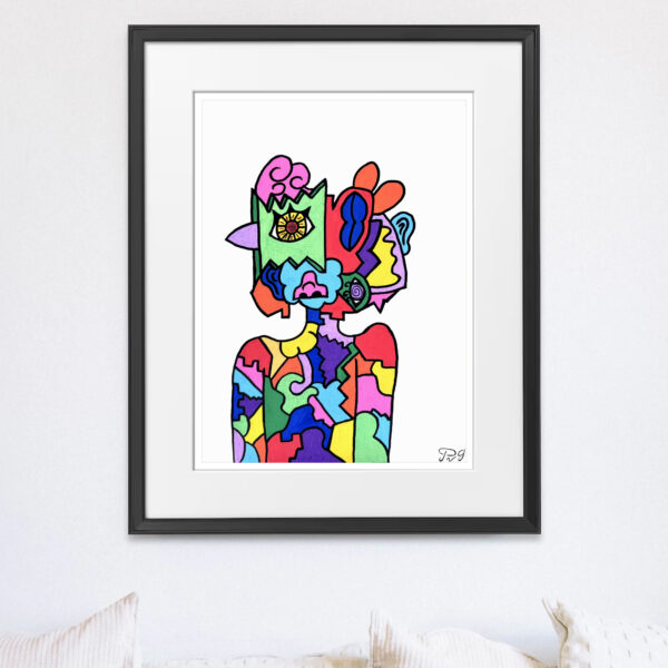 Pepijn van Gelder - Happy Face - Interior 3 - Framed Artwork